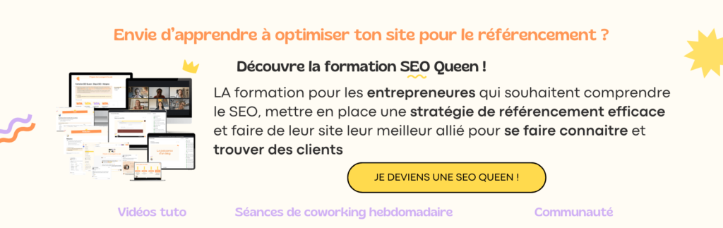 Bannière SEO Queen